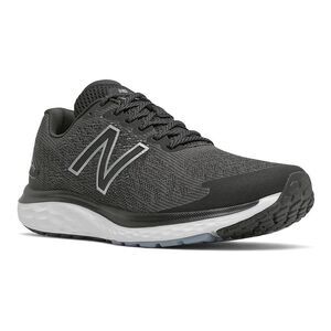 USED New Balance mens 680 V7 Running Shoe 12 X-Wide Black/Star Glo